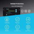 Renogy Voyager 20A PWM Solar Charge Controller | Waterproof IP67 | LCD Display | 12V/24V System | Compatible with Sealed, AGM, Gel, Flooded & Lithium Batteries | Efficient & Reliable Solar Regulator for Off-Grid Charging. 