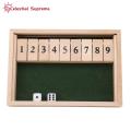 Wooden d Game Practical Ability Shut The Box Dice Game. 