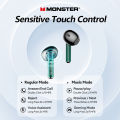 Monster XKT16 Wireless Earbuds Headphones Bluetooth Earphones 5.3 Gaming Headset HiFi Sound HD Call Music Earbud Touch Control Headphones Dual Mode. 