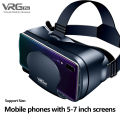 VRG Pro 3D VR Glasses Virtual Reality Full Screen Visual Wide-Angle VR Glasses For 5 To 7 Inch Smartphone Eyeglasses Devices with wear-resisting property. 