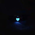 Fluorescent Ring Glow In Dark Adjustable Luminous Ring For Women Men Fashion. 