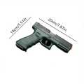 Automatic Glock Gun Toy With Soft Bullets And Shell Ejection Darts Automatic Glock Toy  Plastic Airsoft Guns For Kids. 