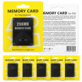 For PS2 Memory Card 8MB 16MB 32MB 64MB 128MB PS2 Memory Card for Sony PlayStation2 Store the Game Progress. 
