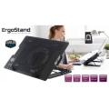 ERGOSTAND - Laptop Stand & Cooling Pad - Adjustable - USB Powerful Single Big Cooling FAN (Daraz Like New). 