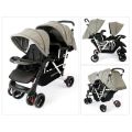 Alloy Foldable Baby Stroller Pram For Newborn Sky Baby Twin Baby Stroller S-738. 