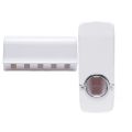 [High Quality] Toothpaste Dispenser and tooth brush holder ,  Toothpaste Dispenser automatic  For Homes And Bathrooms white. 
