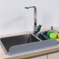 Kitchen Sink Protector Strong Suction Cup Kitchen Sink Splash Guard Oil-proof Water Deflector for Kitchen Sink Water Deflector. 