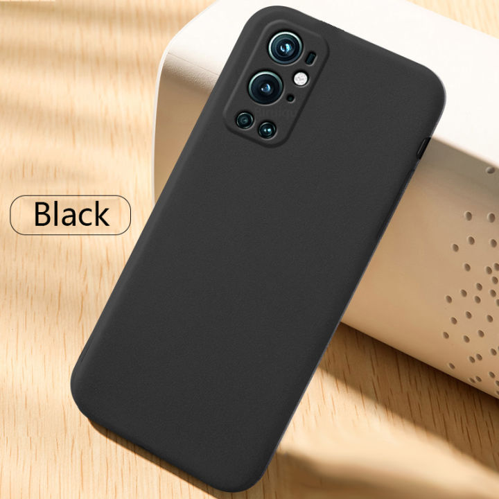 Biruiqu For Oneplus 9 9 Pro Shockproof Anti Slip Soft TPU Sandstone Matte Back Case Cover