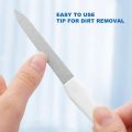 Nail Art Buffer Files Plastic Handle Metal Double Sided Nail Files Pro Nail File DIY Manicure Pedicure Tool. 
