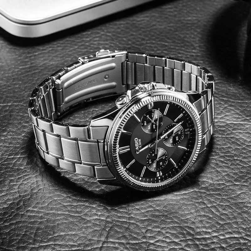 1375d 1avdf Casio Mtp 1375 Price Casio Enticer Men Black Analogue