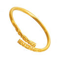 Sand Gold Imitation Sun Wukong Golden Hoop Stick Couple Set Bracelet Treasure Open Ring. 