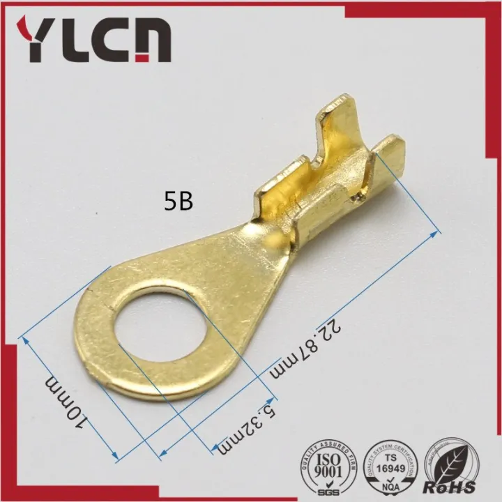 10PC's%20O-TYPE%20Insulated%20lugs%20Steel,%20control%20thimbles,%20Ring%20Cable%20Lugs,%20Wire%20Terminals%20-%20Image%203