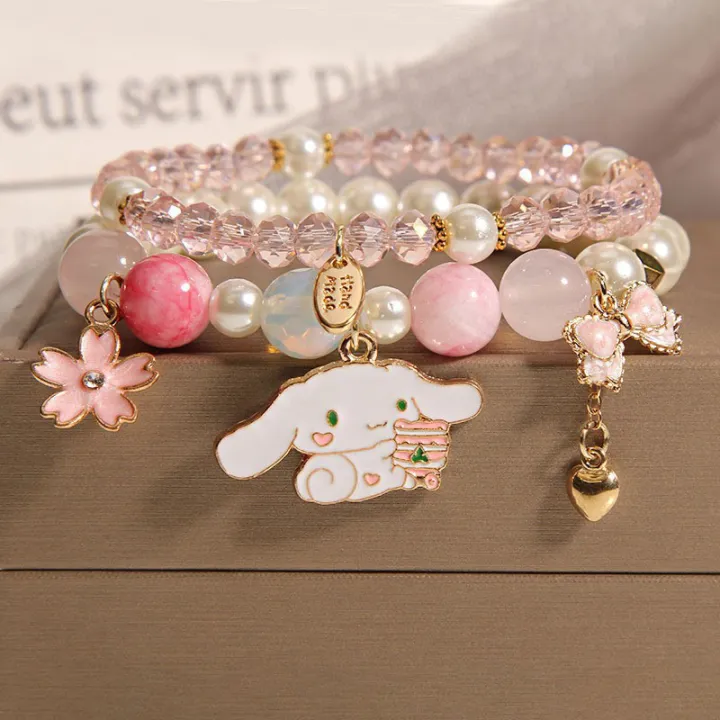 Sanrioed%20My%20Melody%20Bracelet%20Fashion%20Cute%20Crystal%20Beads%20Kawaii%20Cinnamorol%20Kuromi%20Pendant%20Accessories%20Jewelry%20Kawaii%20Gril%20Gift%20Cuilei%20-%20Image%202