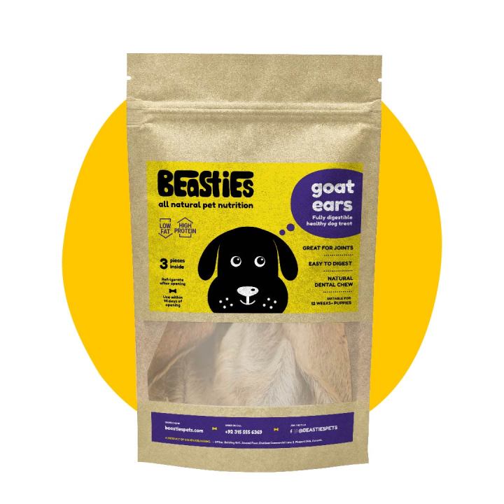 Beasties Goat Ears- Dog Treats
