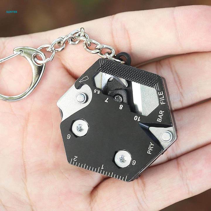 Mini Multitool Keychain Folding Pocket Multi Tool for Picnic Travel ...