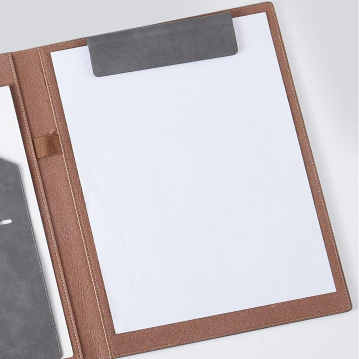 Document Sales Manager Folder Contract Signing Book A4 Folder Office Bill Storage Business Leather Official
