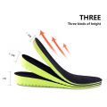 【Footprint】 Height Increase Insoles Full Insoles Shoe Cushion Pads For Men And Women 1Pair 1.5Cm / 2.5Cm / 3Cm. 