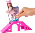 Barbie Chelsea Doll and Accessories Skate Park Playset. 