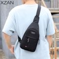 Fashion Instinct Korean Style Chest Sling Bag With Earphone Hole Men Crossbody Bag Shoulder. 