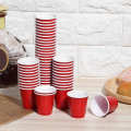 50 pcs red disposable plastic cups 5.5oz coffee drinking wedding party tableware glasses supplies. 