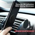 【ETOP】DAMILE YCP-PU 2Pcs Universal Metal Leather Plate For Car Phone Holder Iron Sheet Disk Sticker Mount  Stand. 