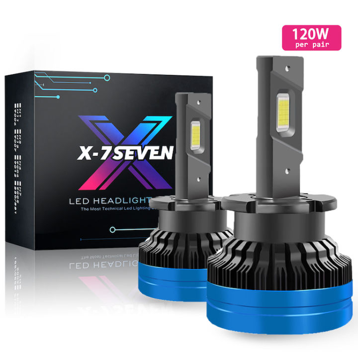D4S/R - X-7Seven HID TO LED Replacement LED Lights - 120Watts 12000Lumens - USA One Year Warranty