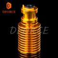V6 gold heatsink for e3d gold hotend Radiator Remote 1.75MM Direct & Bowden for Feeding  titan extruder AQUA. 