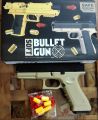 Semi-Automatic Toy Gun Soft Bullets Gun, Auto Toy Gun with Shell Ejection and Auto Rebound, Glock Gun for kid's. 