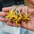 Star Shaped Led Fairy Lights, Night Glowing String, Events & Fairy Twinkle Wedding Party Bedroom Wall Window & Home, Office, Restaurant Decor Lights For Hanging On Walls, Book Shelf Table Outdoor & Indoor Parties Decoration, Battery AA Cell Powered Design. 
