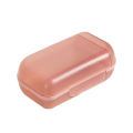 Portable Sealed Round Shampoo Bar Soap Holder Box Case Container Home Travel Nicle. 