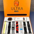 I20 ULTRA T10 ULTRA T900 ULTRA Y60 ULTRA Y20 ULTRA  Y80 Ultra H20 Ultra S100 Ultra, I20 Ultra , 7 in 1 Smart Watch 2.02 inch high-definition large screen high configuration version strap + Airpods combination+case. 