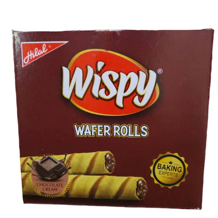 Wispy Wafer Rolls Chocolate Cream (24 PCS BOX)