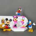 9-11 cm Disney Cartoon large Minnie Mickey Mouse Figures toys set Goofy Wedding cake decoration Action Wedding gift. 