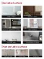 Kitchen Marble Sheet - Marbal Sheet For Kitchen 60x200cm - Wall Paper Waterproof Heat Resistant Self Adhesive Anti Oil Kitchen Wallpaper Marble Sheet. 