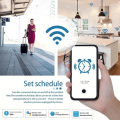 Tuya WiFi Smart Socket EU Plug 16A/20A with Power Monitoring, Voice Control, and Remote Access via Smart Life App – Works with Alexa, Google Assistant, Yandex Alice – Heavy Duty Smart Plug for Home Automation, Energy Monitoring, and Timer Functions. 