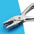 3mm Pore Hole Puncher Manual Handheld 1-8 Pages Capability Paper Punch Metal 6mm Pore Single Hole Punch for Paper Crafting Office Supplies DIY Projects Scrapbooking Stationery Enthusiasts. 