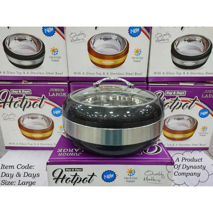 1 Piece Days Large Hot Pot 4.0 litre Capacity