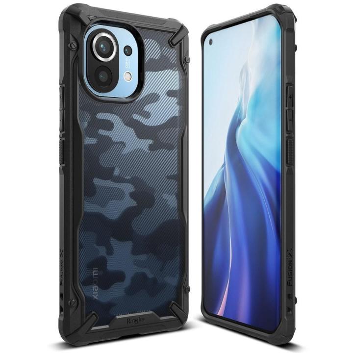 Ringke Fusion X Back Cover Xiaomi Mi 11 – Camo Black