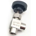 Needle Valve 1/4 Inch Right Angle Female Thread BSP SS304 & 1/4 Inch BSP Equal Female Thread SS 304 Stainless Steel. 