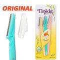 2 Set = 6 Pcs/Set | Tinkle Ladies Razor | Grooming Retractable Eyebrow Trimmer | Body Shaving Safety Blades | Lip Eye Forehead Shaver | Girls Hair Removal & Shaper | Women Makeup Facial Beauty Tough Up Tool | Feminine Peach Fuzz Remover. 