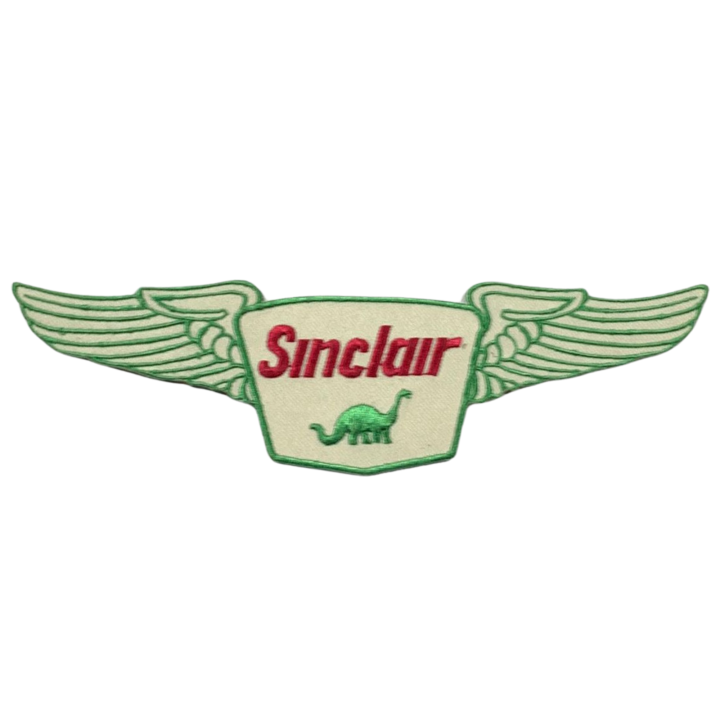 Sinclair Dino Gas Station Hot Rod Classic Car Aviation patch for t shirt bag cap jeans badge
