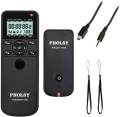 Pholsy Wireless Shutter Remote Control With Digital Timer. 