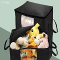 high quality window bag 20" x 20" + 10"  Waterproof Folding Storage Bag Closet Organizer home portable space saver large capacity with Clear Window, Reinforced handle Cloth Box for Wardrobe Pillow Quilt Bedding dual Zipper Bag. 