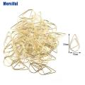 50 Pieces Metal Drop Shape Paper Clips Kawaii Cute Bookmark Clip Stationery. 