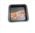 Easy Baking 2 Pound Cake Square Pan-Carbon Steel-Black. 
