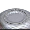Stainless Steel Colander, Micro-Perforated Metal Colander with Handle, 28.5 cm Colander Strainer for Food Fruit Vegetable Pasta - Dishwasher Safe. 