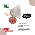 By NE | Face Mask | Respiratory Face Mask | Nanofiber Coated Respiratory Face Mask | Washable Mask | Highly breathable Mask. 