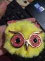 soft Fluffy owl design keychain. 