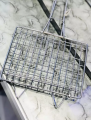 Bbq / Bar BQ Stainless Steel Hand Grill (small size 10x8). 