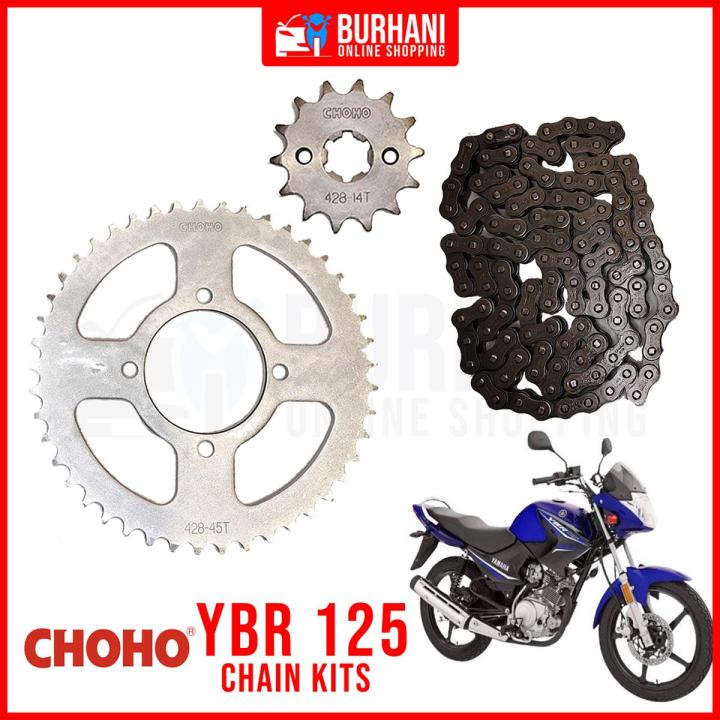 Choho Yamaha YBR 125 Complete Chain Sprocket Kit | Daraz.pk
